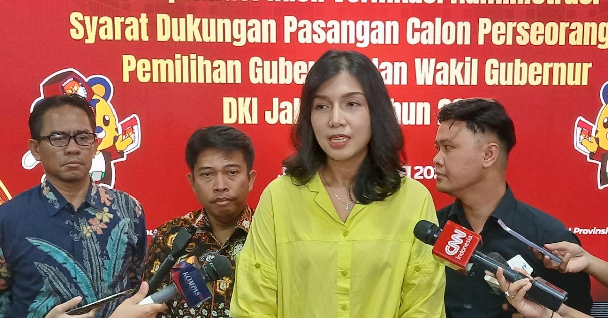 KPU: Paslon Independen Pilkada DKI Jakarta Dharma Pongrekun dan Kun Wardan Belum Penuhi Syarat, Wajib Perbaiki dalam 5 Hari