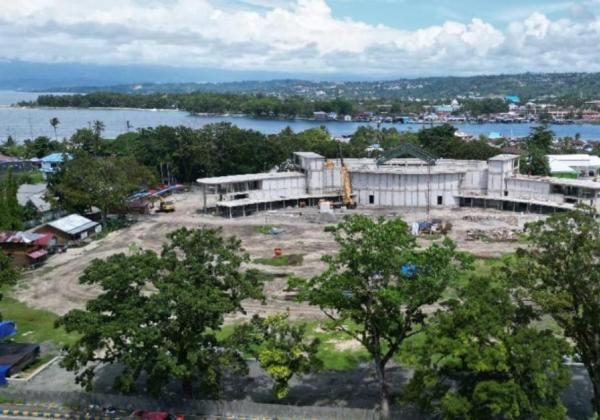 Kementerian PUPR Tata Kawasan Arena Publik Borarsi di Manokwari Papua Barat