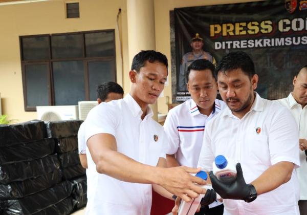 Polda  Bongkar Produksi Oli Palsu di Kabupaten Tangerang, Dua Pelaku Ditangkap