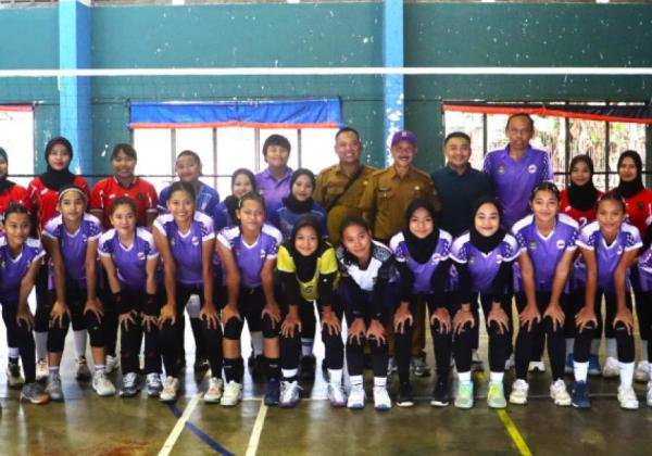 Atlet Cabor Voli Kabupaten Tangerang Siap Berlaga di Popda XI Banten