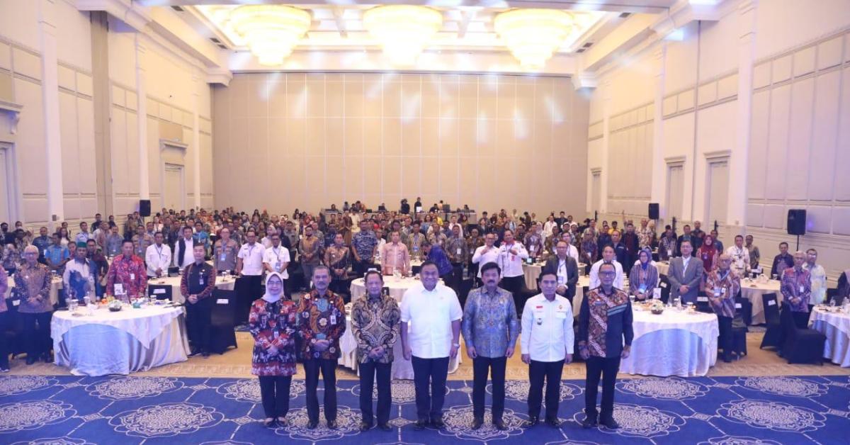 Ketua Pengarah BNPP Menko Hadi Sampaikan 4 Arahan Pengeloaan Perbatasan Negara di Rakordal 2024