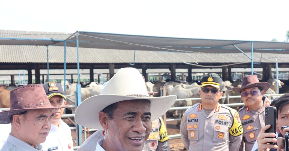 Mentan Pastikan Ketersediaan Pangan Jelang Idul Adha di Indonesia Mencukupi