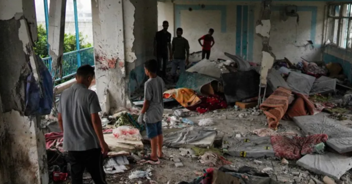 Israel Serang Sekolah PBB Tempat Pengungsi di Gaza, 40 Orang Meninggal