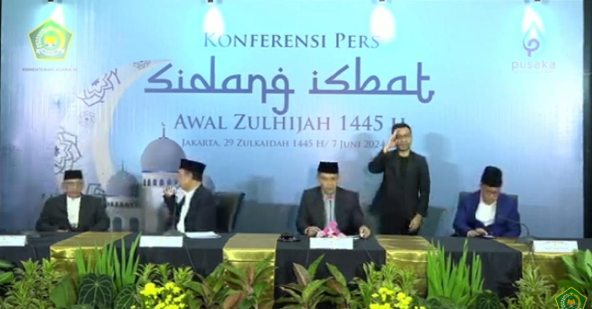 Kemenag Tetapkan Idul Adha Senin 17 Juni 2024