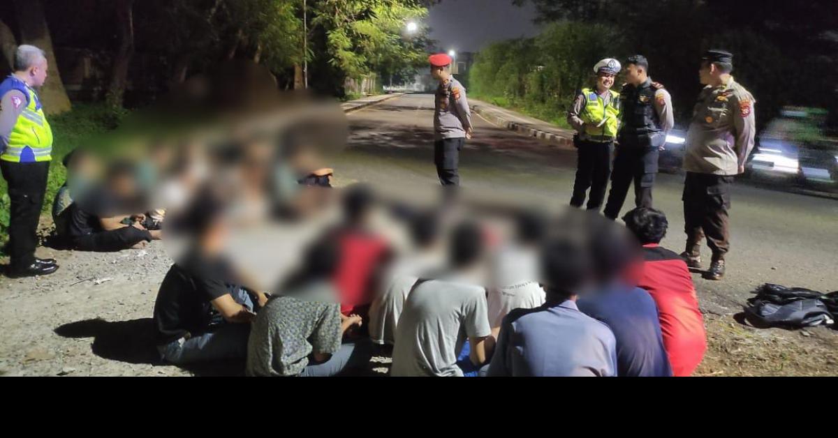 Puluhan Pelajar Diamankan Polisi Saat Hendak Tawuran di Tangerang
