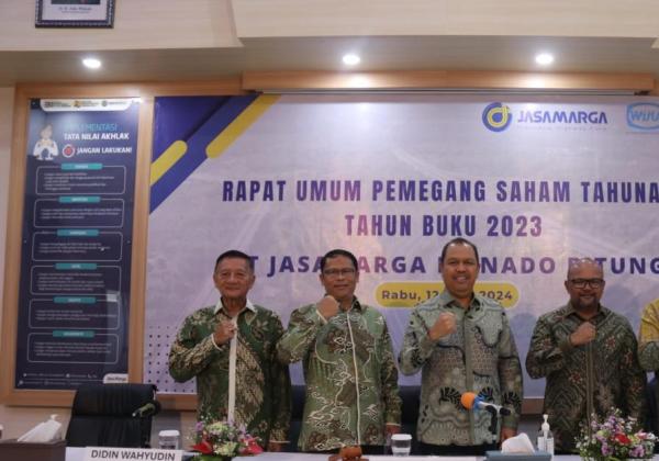 Laksanakan Rapat Umum Pemegang Saham Tahunan, PT Jasamarga Manado Bitung Catat Perbaikan Kinerja Tahun 2023