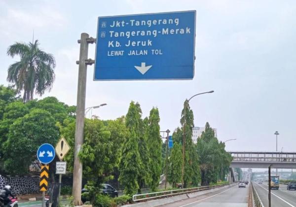 Pembatasan Ketinggian Kendaraan di Simpang Susun Ramp D Ruas Tol Dalam Kota, Jasa Marga: Pengguna Jalan Patuhi Rambu-rambu