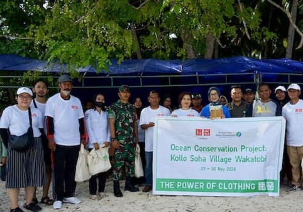 UNIQLO Berkontribusi dalam Konservasi Laut, Lakukan Aksi Bersih Pantai dan Edukasi Sampah untuk Masyarakat di Wakatobi