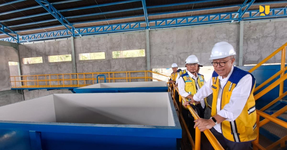 Kementerian PUPR Rampungkan Perbaikan Sistem Jaringan Air Baku Pasigala di Palu Sulawesi Tengah