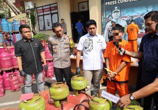Praktik Oplosan Gas Bersubsidi Dibongkar Polda Banten, Sehari Pelaku Raup Belasan Juta Rupiah