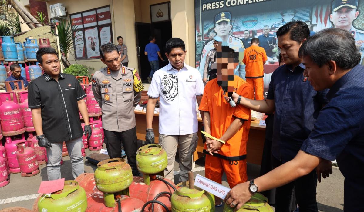 Praktik Oplosan Gas Bersubsidi Dibongkar Polda Banten, Sehari Pelaku Raup Belasan Juta Rupiah