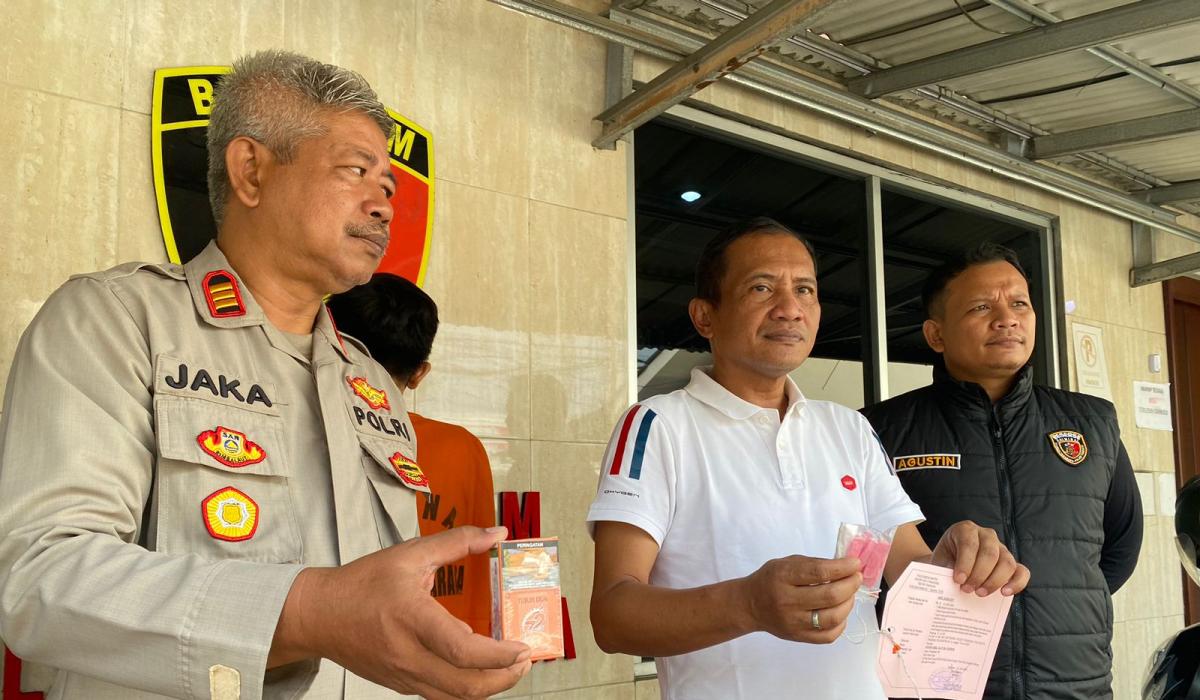 Seorang Pria Ditangkap Polsek Tigaraksa Saat Hendak Transaksi Sabu