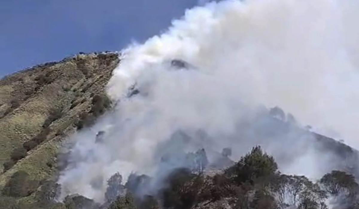 Pemadaman Api Karhutla Gunung Batok Terkendala Angin Kencang
