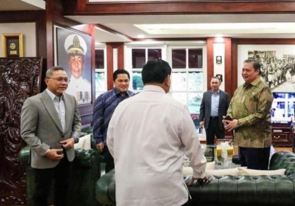 Ternyata Prabowo Bahas Pertahanan Indonesia dengan Ketum Parpol KIM