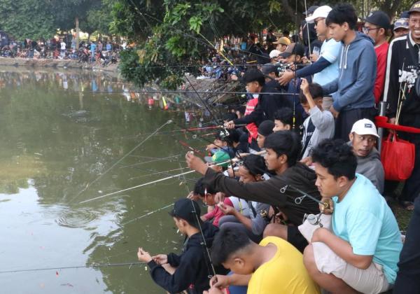 Ribuan Pemancing di Tangerang Ikuti Lomba Mancing Mania HUT Bhayangkara Ke-78