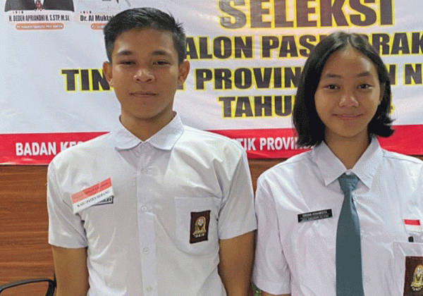 Gibran dan Kirana, Pelajar Asal Banten Terpilih Jadi Paskibrakan Nasional untuk Kibarkan Bendera Pusaka di IKN