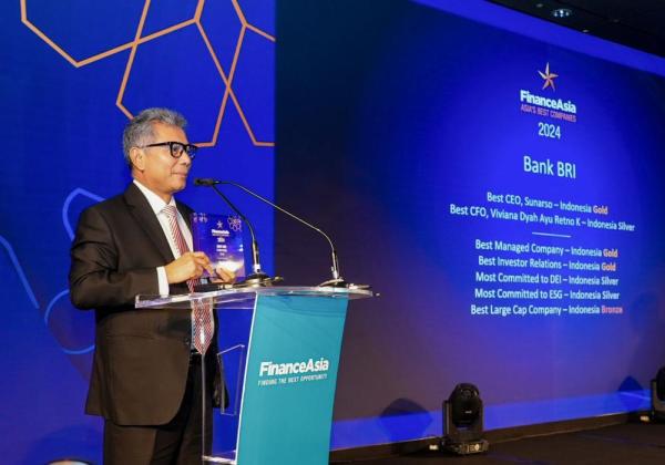 Direktur Utama BRI Sunarso Dinobatkan Sebagai The Best CEO, BRI Borong 11 Penghargaan Internasional Dari Finance Asia