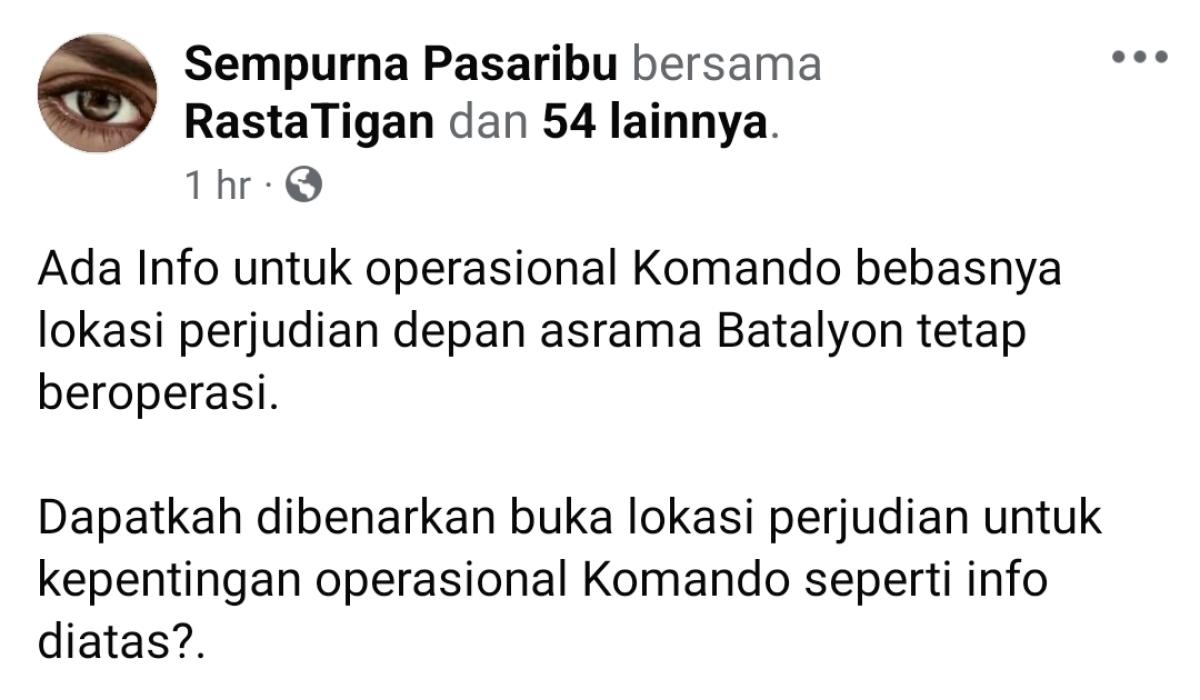 Sebelum Tewas Terbakar, Wartawan di Karo Sempat Ungkap Aktifitas Judi  Milik Oknum TNI