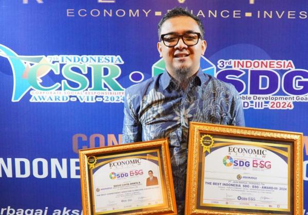 Jasa Marga Sukses Raih Dua Penghargaan dalam Ajang Indonesia Conference & Award CSR-SDG-ESG-VII-2024