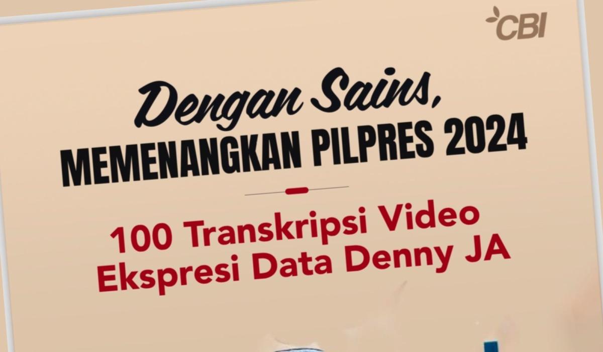 Denny JA Terbitkan Buku Ekspresi Harian Pilpres 2024