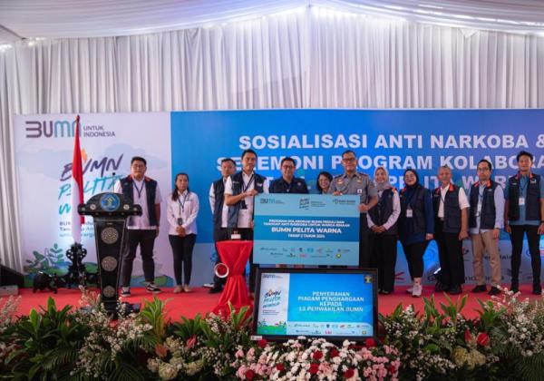 Brantas Abipraya Bersinergi dengan BUMN Lainnya, Luncurkan Program Pelita Warna di Lapas Cipinang