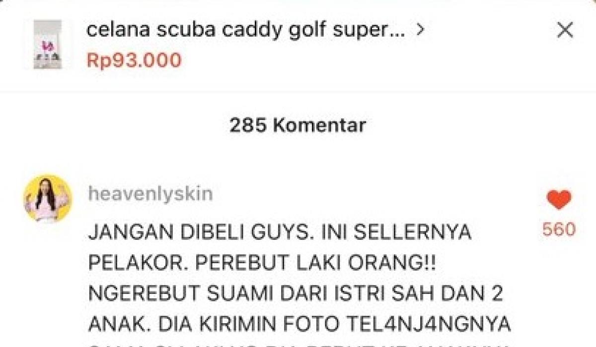 Usai Viral Perselingkuhan Abdul Lukman Hakim, Kini Lapak Jualan Sang Pelakor di Olshop Jadi Bulan-bulanan Warganet