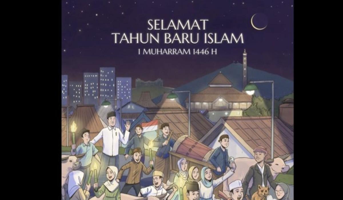 Tahun Baru Islam 1446 Hijriah, Jokowi Ajak Kaum Muslim Tingkatkan Ketakwaan dan Keimanan