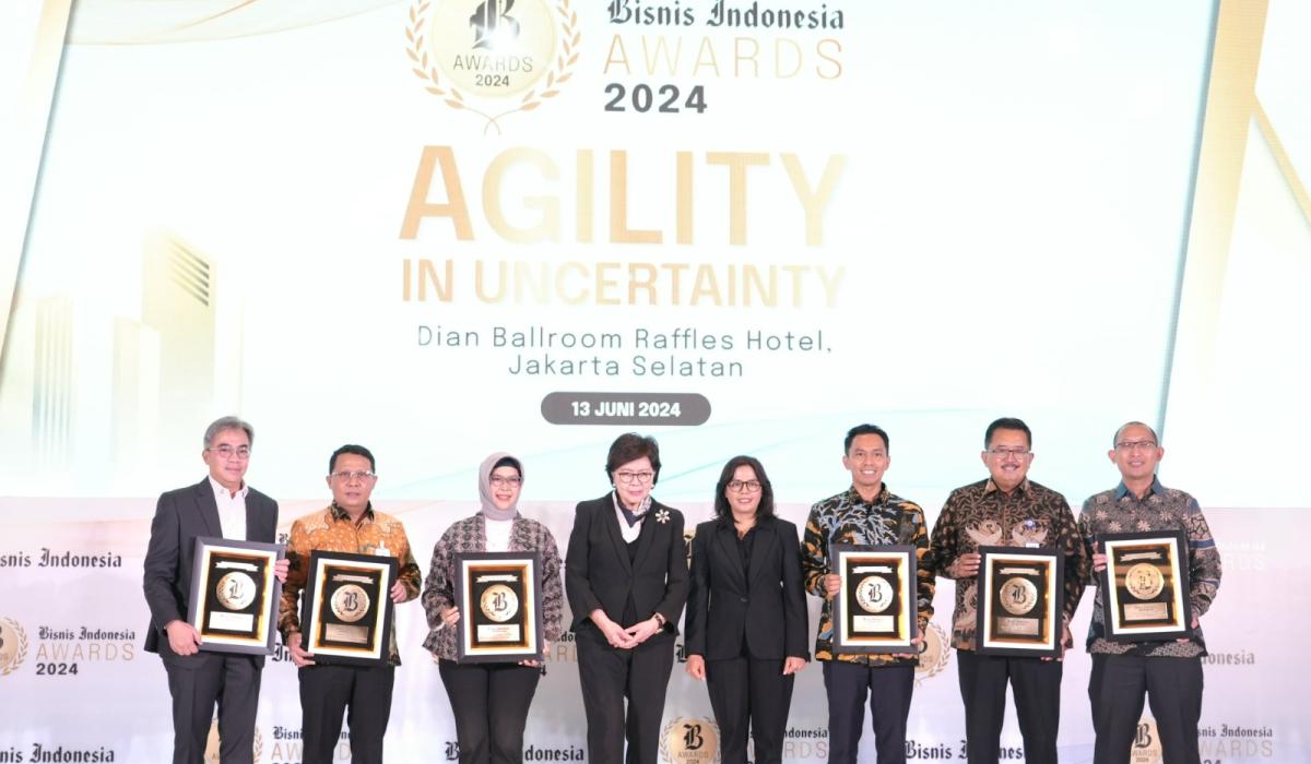 BRI Dinobatkan Sebagai Bank Persero dengan Kinerja Terbaik Pada Penghargaan Bisnis Indonesia Award 2024