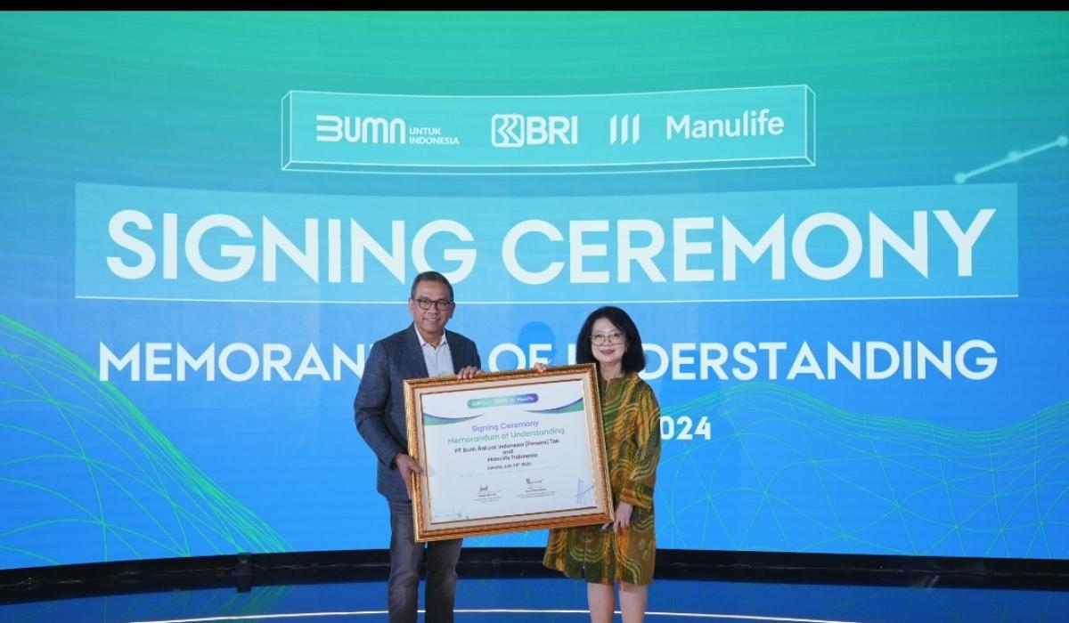 Permudah Pembayaran Premi Asuransi, BRI Jalin Kerja Sama dengan Manulife Indonesia