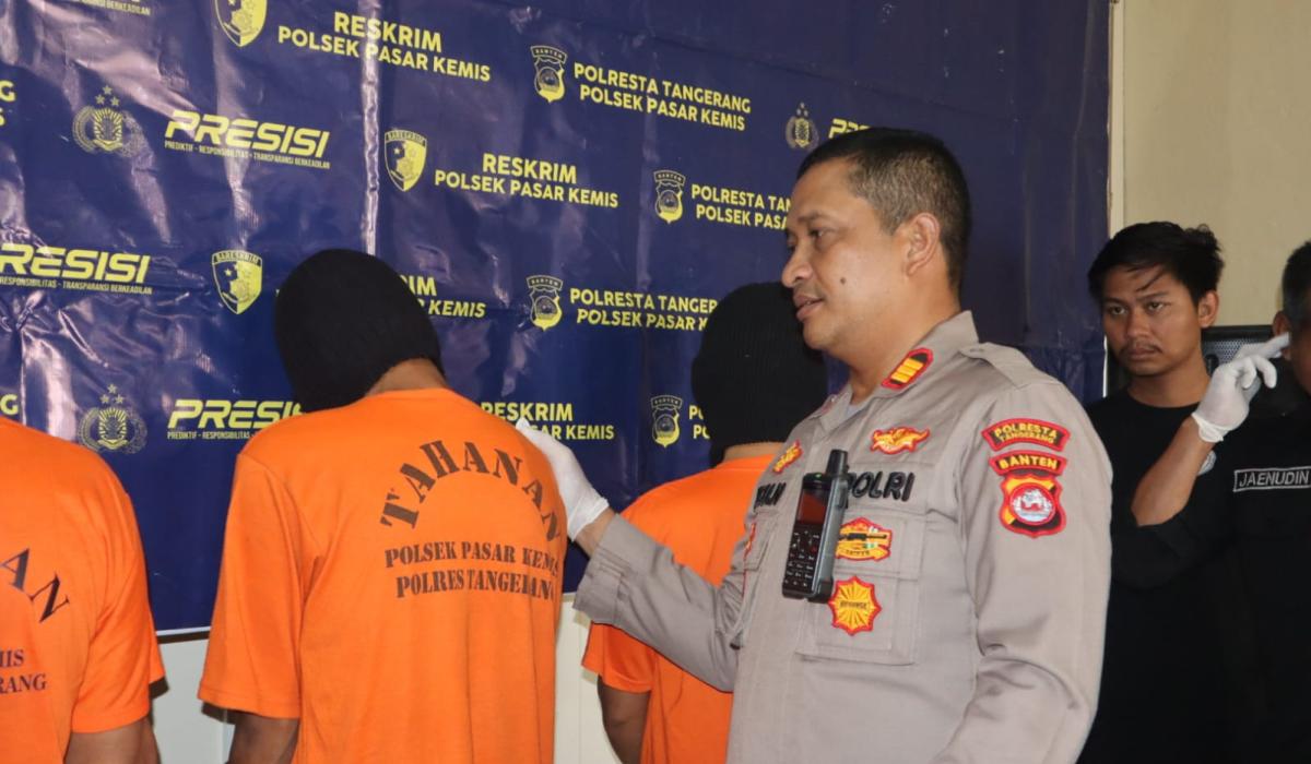 Polsek Pasar Kemis Tangerang Ringkus Pelaku dan Penadah Motor Curian
