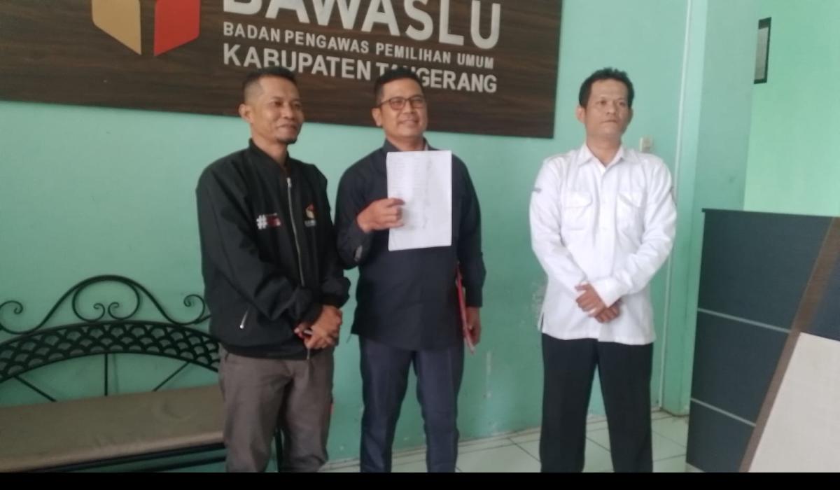 Proses Verfak Diduga Curang, Komisioner KPU Kabupaten Tangerang Dilaporkan ke Bawaslu