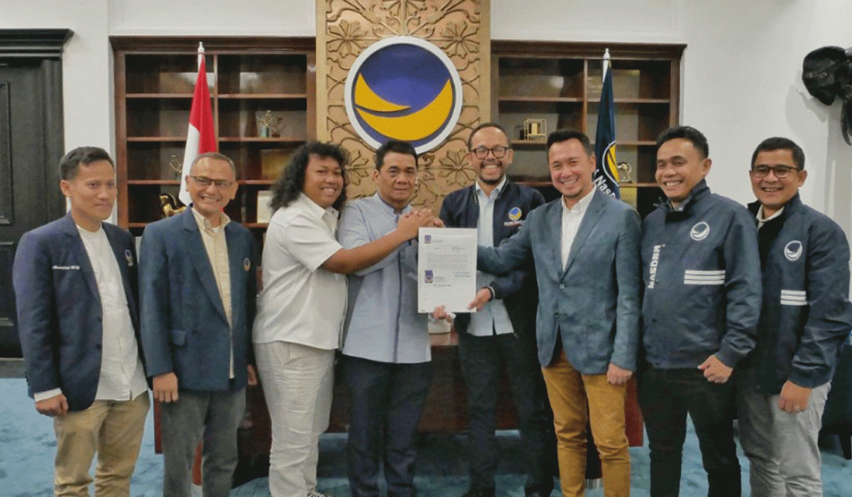 NasDem Resmi Usung Ariza-Marshel di Pilwakot Tangsel 2024