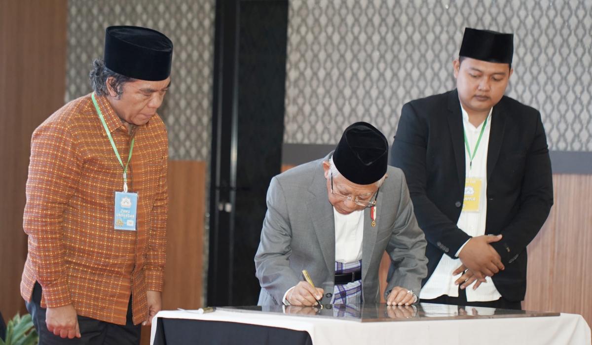 Wapres Ma'ruf Amin Tetapkan Daerah Kresek Tangerang Menjadi Kampung Santri
