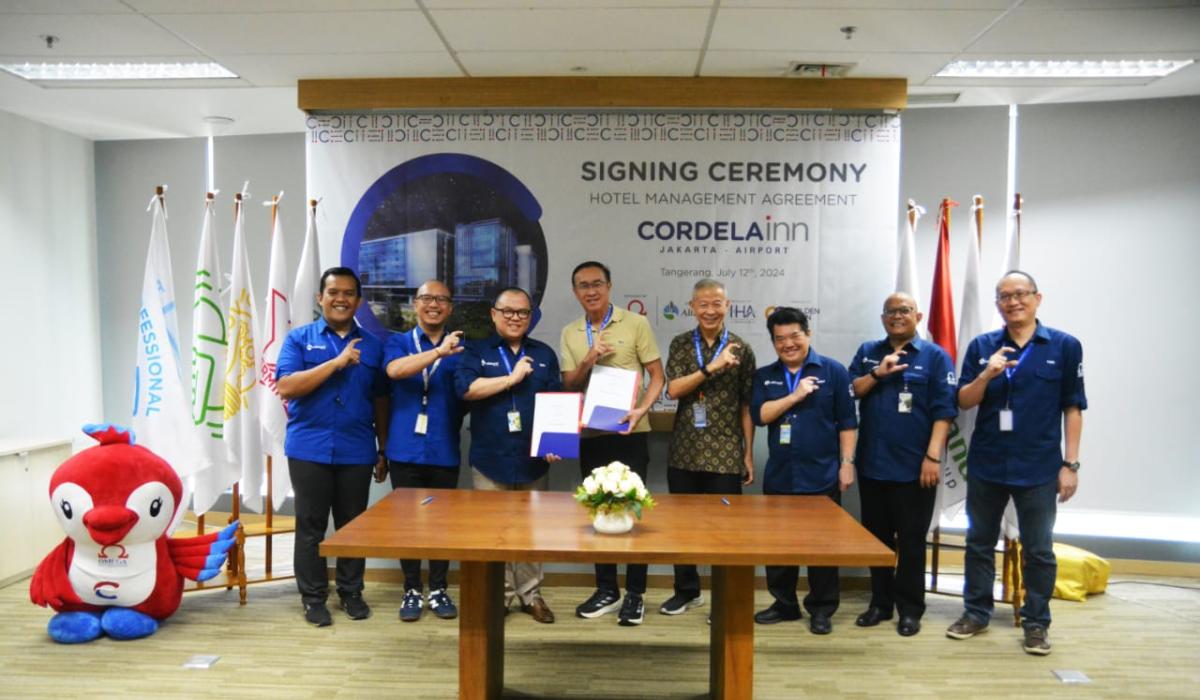 Omega Hotel Management Tandatangani Kerjasama Pembukaan Hotel Baru Cordela Inn Jakarta Airport