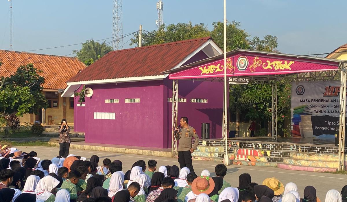 Peserta MPLS di Rajeg Tangerang Diberi Edukasi Bahaya Judi Online