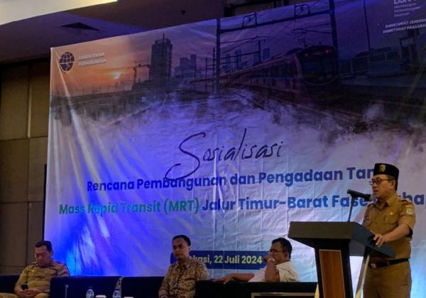 Pemkot Bekasi Buka Sosialisasi Pembangunan MRT Jalur Timur - Barat Fase 1