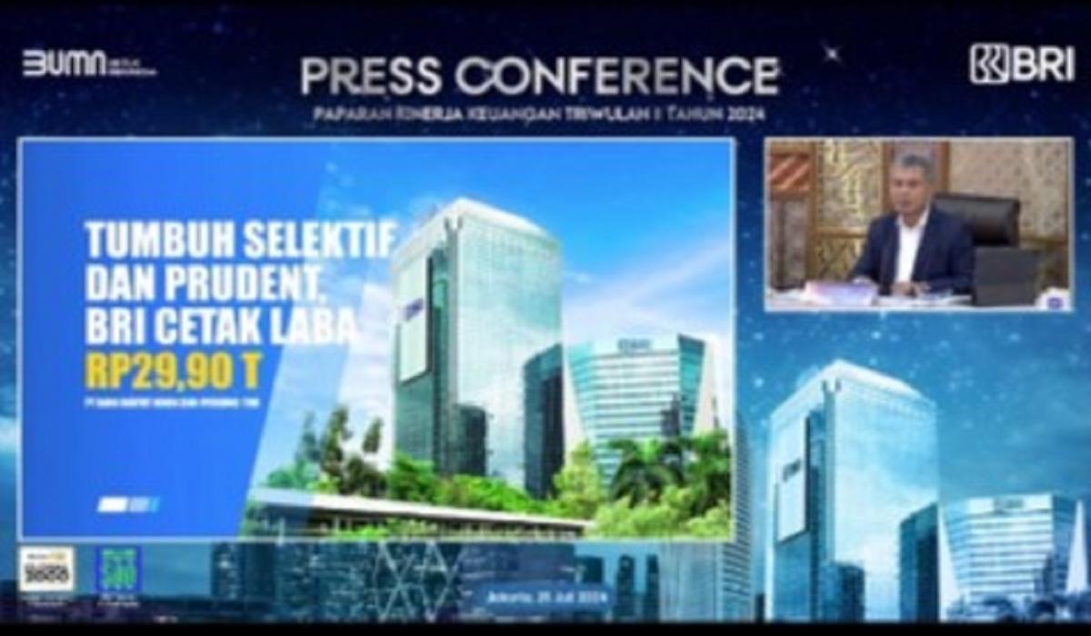 Kuartal II 2024, BRI Catat Laba Bersih Rp29,9 Triliun 