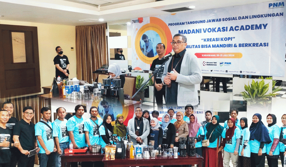 PNM Luncurkan Madani Vokasi Academy, Latih Disabilitas Kreasikan Kopi