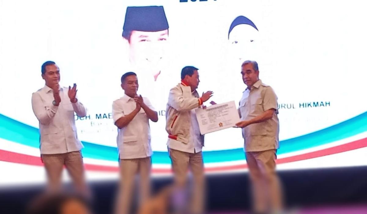 Jelang Pendaftaran Pilbup Tangerang, Maesyal Rasyid Resmi Jadi Kader Gerindra