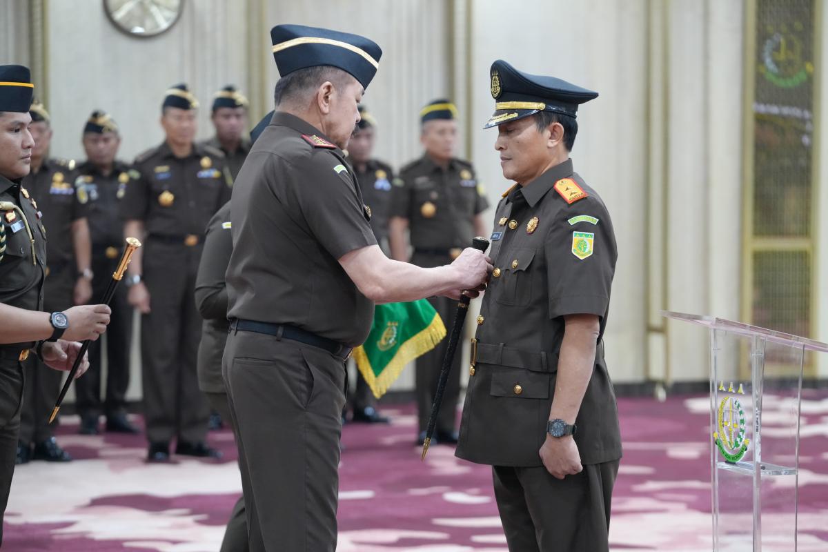 Jaksa Agung Lantik Rudi Margono Jadi Kepala Badan Pendidikan dan Pelatihan