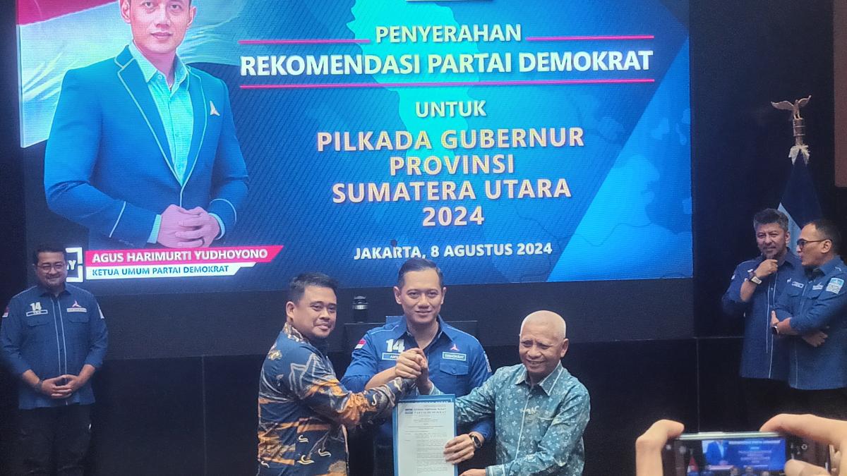 Demokrat Resmi Rekomendasikan Bobby Nasution di Pilgub Sumut