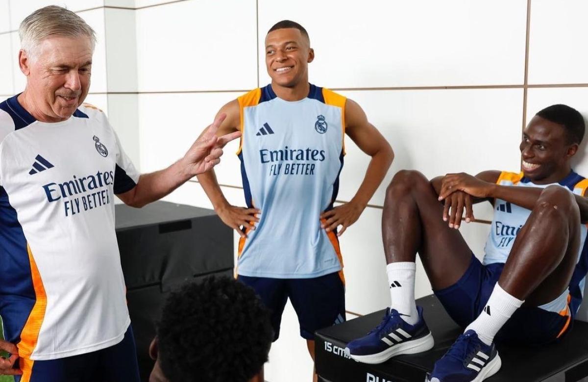 Kylian Mbappe Jalanin Latihan Perdana Bersama Real Madrid