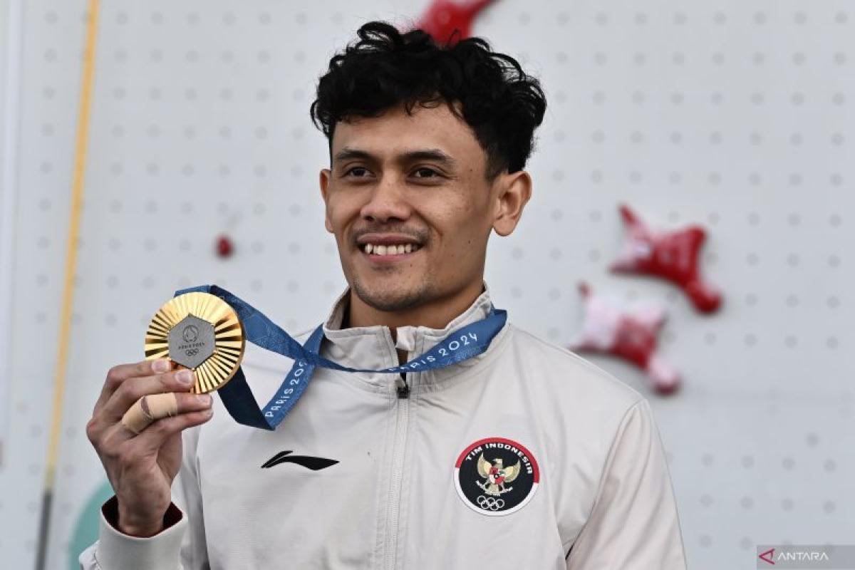 Veddriq Leonardo Kerek Indonesia di Klasemen Medali Olimpiade Paris 2024
