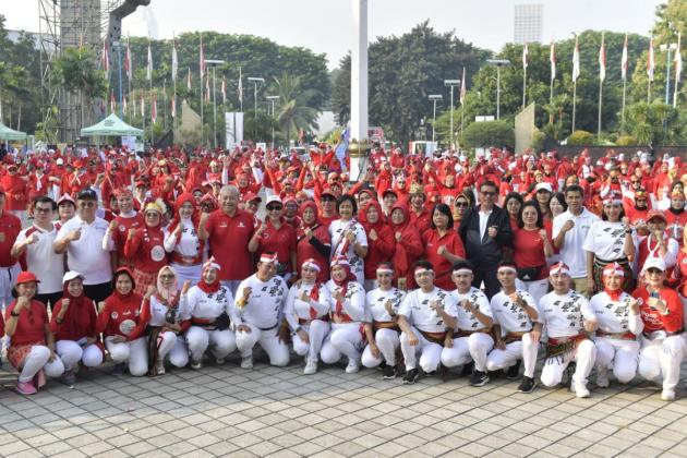 Peringati 6 Tahun Pemecahan Rekor Dunia Poco-poco, Kemenpora Senam Bersama FOKBI
