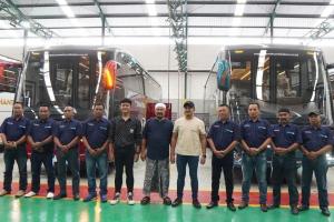 Tampil Gagah, PO Santika Rilis 4 Bus Baru JetBus 5 Bermesin Mercedes Benz 1626 033258
