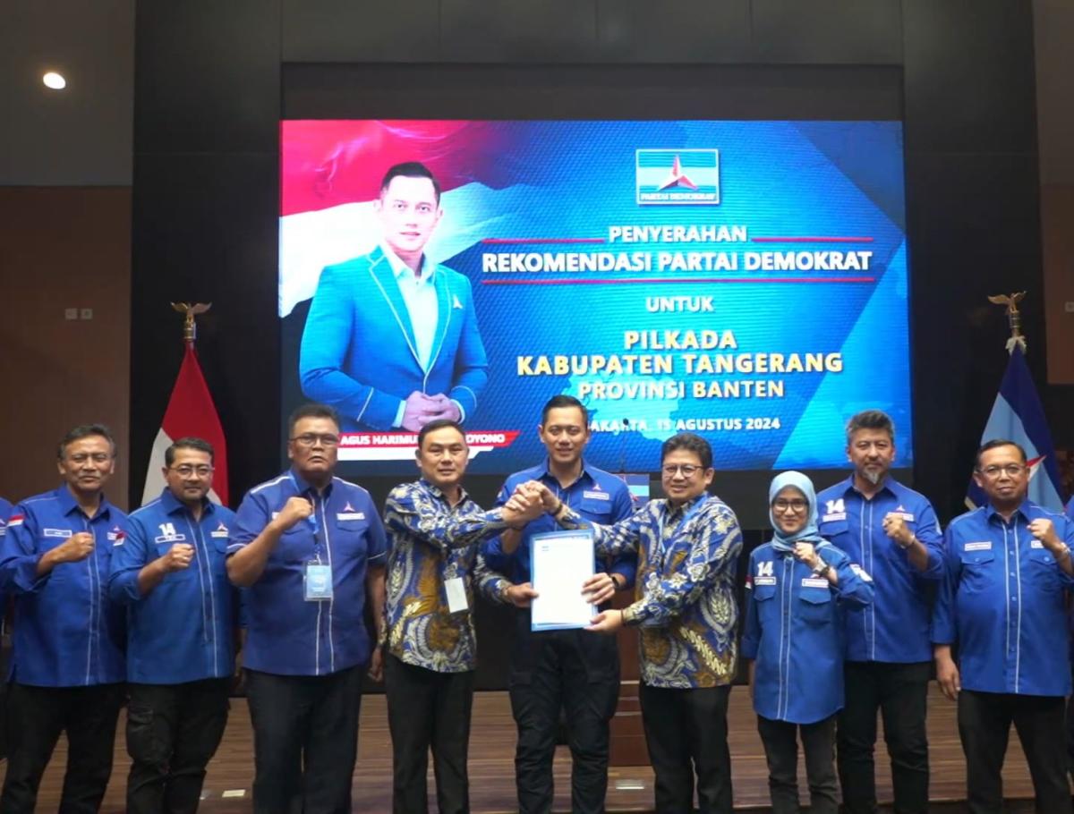 Partai Demokrat Resmi Usung Mad Romli-Irvansyah di Pilkada Kabupaten Tangerang