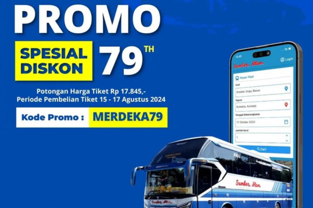 Promo Agustus PO Sumber Alam Berikan Potongan Harga Tiket, Ini Persyaratannya