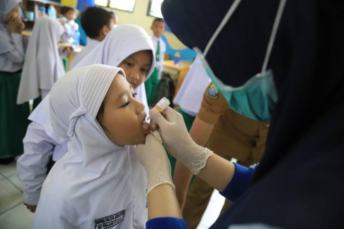 Sasar 136 Ribu Anak, PIN Polio Tahap II di Tangerang Capai 55 Persen