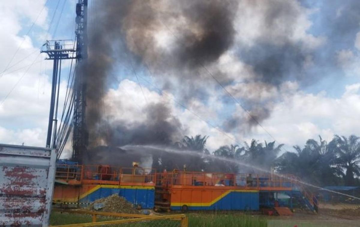 Kebakaran Rig Pertamina EP Rantau Field di Aceh Tamiang Diawali Semburan Minyak dari Perut Bumi