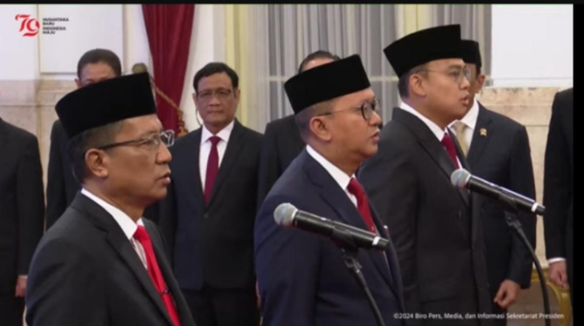 Reshuffle Kabinet, Supratman Andi Agtas Jadi Menkumham Baru Gantikan Yasonna